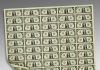 Uncut currency sheets