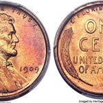U.S. one-cent coin 1909