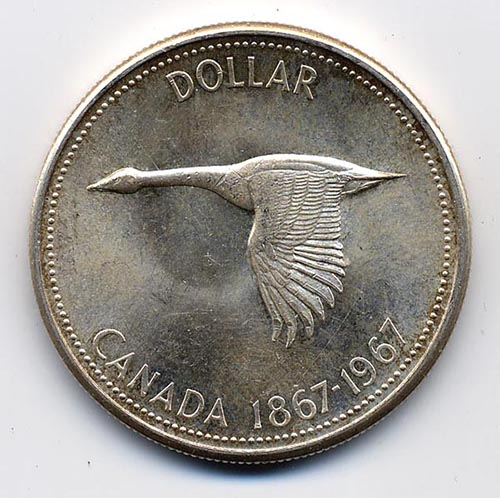 1967 centennial of Confederation coins