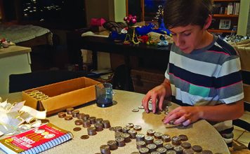 Challenge of Teaching Kids about Money in a Cashless Society Youth presentation of coin collection