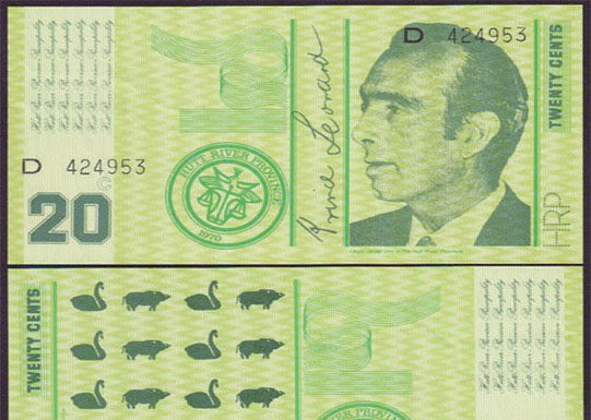 Rebel With a Mint: Breakaway Country Rises With Issues 20cent