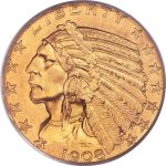 Indian gold coin