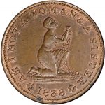 Anti-slavery motif coin