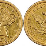 1854 San Francisco Half Eagle coin