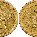 1854 San Francisco Half Eagle coin