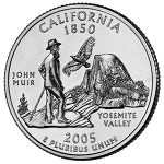 2005 50 State Quarters Coin California Uncirculated Reverse