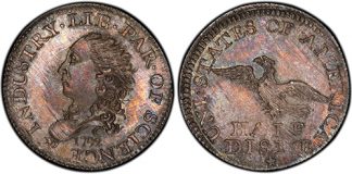 1792 half dime.