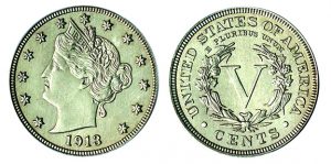 1913 Liberty Head nickels