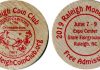 Raleigh Coin Club wooden nickel