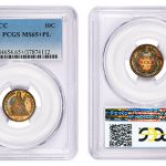 1871-CC PCGS MS65+PL 10c