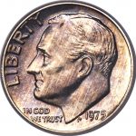 1975 No S Roosevelt Dime