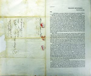 1812 Treasury Department circular