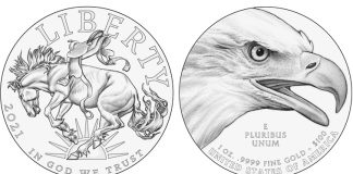 2021 Gold Silver High-Relief Liberty Coin Courtesy of U.S. Mint