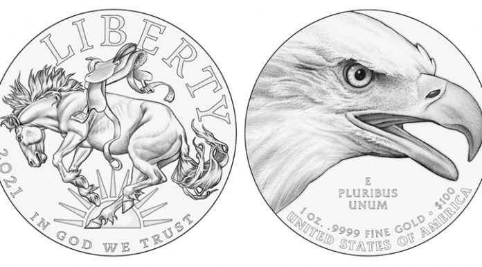 2021 Gold Silver High-Relief Liberty Coin Courtesy of U.S. Mint