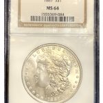 Mertz Coins 1887 Morgan Silver Dollar