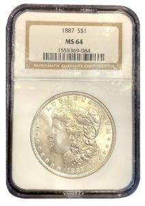 Mertz Coins 1887 Morgan Silver Dollar