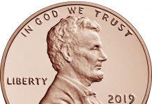 2019-W Lincoln Cent Image By United States Mint