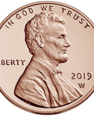2019-W Lincoln Cent Image By United States Mint