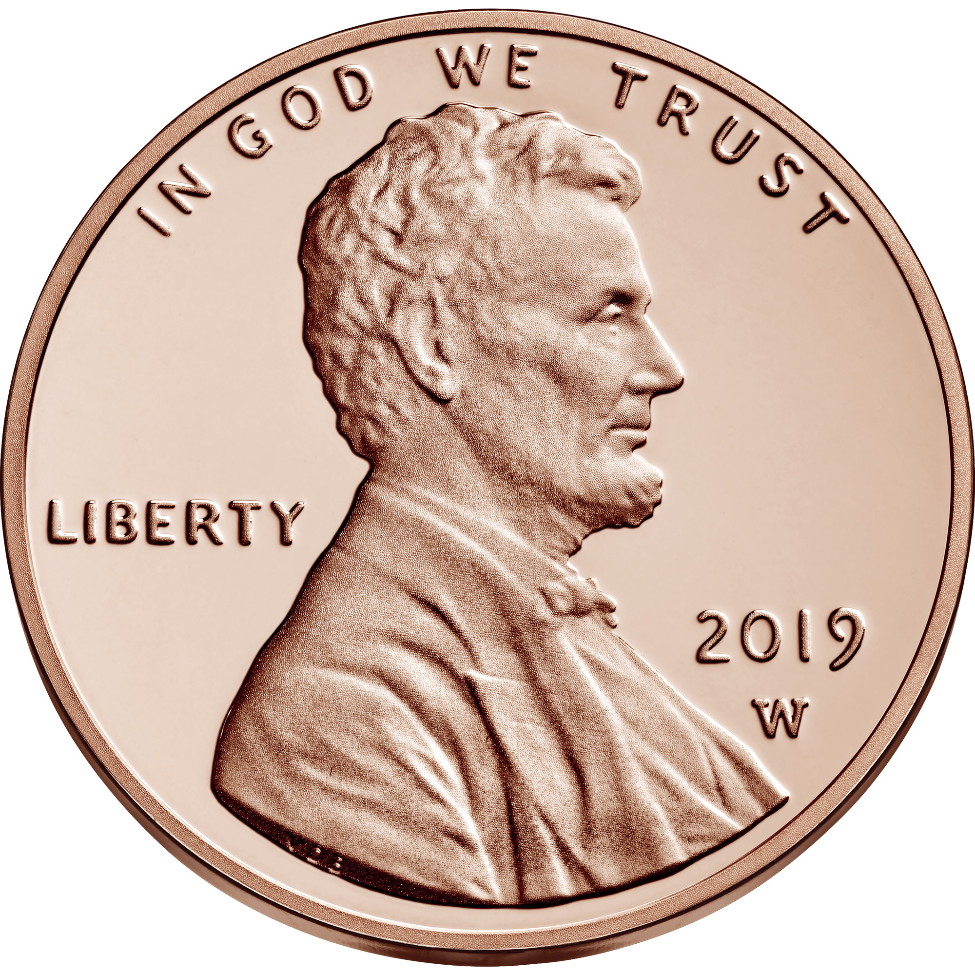 2019-W Lincoln Cent Image By United States Mint