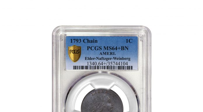 PCGS Graded 21 of Top 25 Most-Expensive United States Coins Sold in 2019 1793 Chain Cent