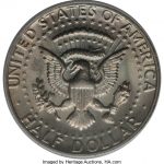 No FG Kennedy Half Dollars Are Cool Varieties That Can Be Found In Circulation 1982 No FG Kennedy Half Dollar Reverse