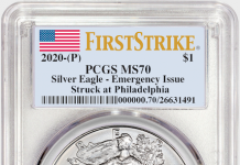 PCGS 2020-P American Silver Eagle