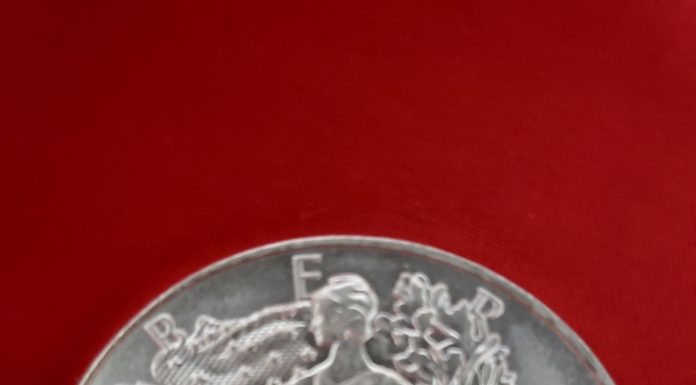 Fake silver eagle obverse