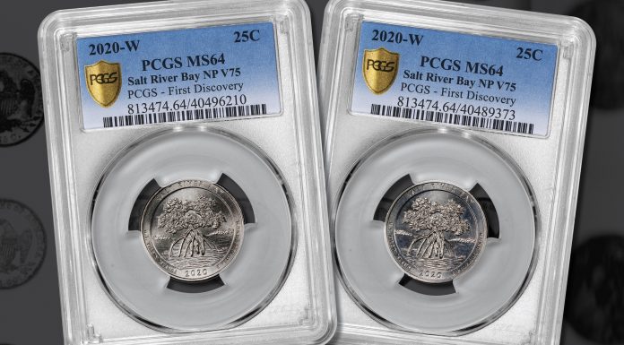 PCGS Quarter Quest Winners Split $2,000 Prize for Finding 2020-W U.S. Virgin Islands Quarter PCGS 2020 Salt River Bay Quarter Quest Winners