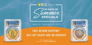 PCGS 50 Days of Summer Specials Graphics 1200x488