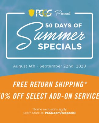 PCGS 50 Days of Summer Specials Graphics 1200x488