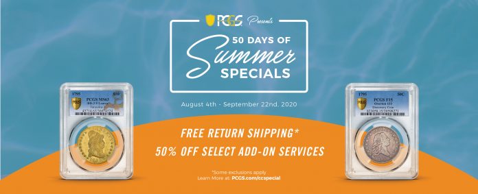 PCGS 50 Days of Summer Specials Graphics 1200x488