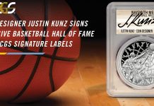 PCGS Basketball Hall of Fame Justin Kunz