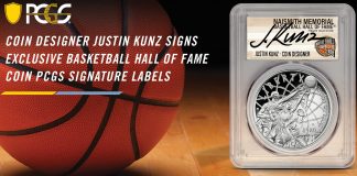 PCGS Basketball Hall of Fame Justin Kunz