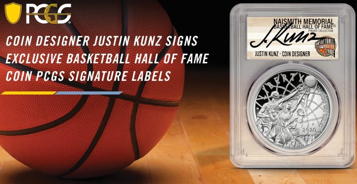 PCGS Basketball Hall of Fame Justin Kunz