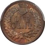 1877 Indian Cent, MS64BN