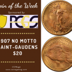 1907 No Motto Saint-Gaudens $20