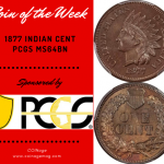 1877 Indian Cent PCGS MS64BN