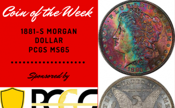 1881-S Morgan Dollar MS65