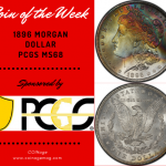 PCGS Coin of the Week: 1896 Morgan Dollar 1896 Morgan Dollar PCGS MS68. Images courtesy of PCGS TrueView.