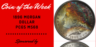 1896 Morgan Dollar PCGS MS68. Images courtesy of PCGS TrueView.