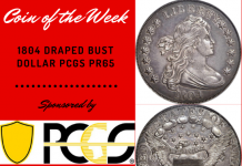 1804 Draped Bust Dollar PCGS PR65