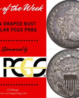 1804 Draped Bust Dollar PCGS PR65