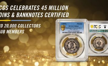 PCGS 45 Millionth Coin/20,000th Collectors Club Member
