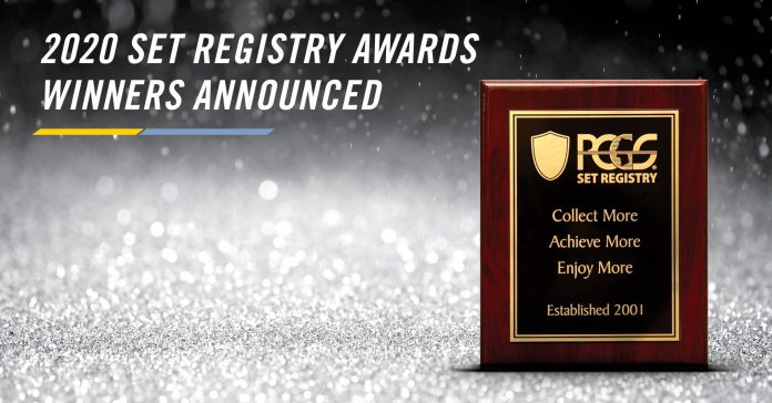 PCGS Set Registry Awards