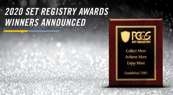 PCGS Set Registry Awards