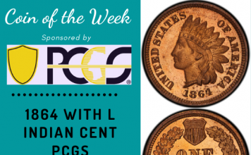 1864 With L Indian Cent PCGS PR65RDCAM. Image is courtesy of PCGS.