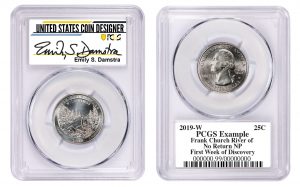 PCGS Emily Damstra Signature