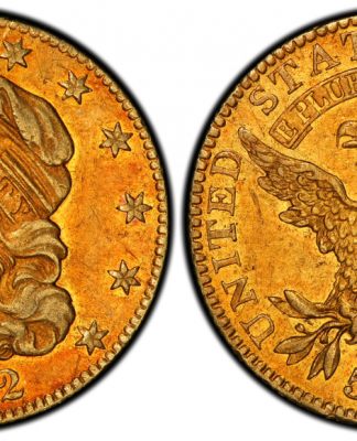 1822 Capped Bust Half Eagle.
