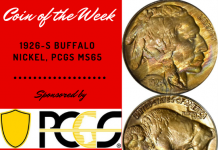 1926-S-Buffalo-Nickel-PCGSMS65. Image is courtesy of Stack's Bowers Galleries.