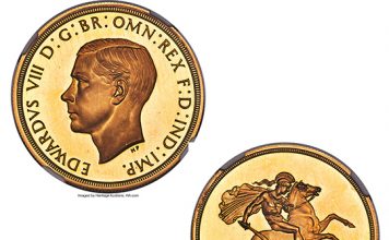 Uncirculated 1937 British pound fetches $2.28M